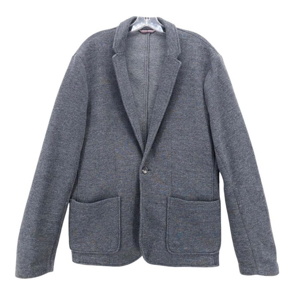 MARINE LAYER Men’s Declan Blazer Gray Heather Knit Size 44